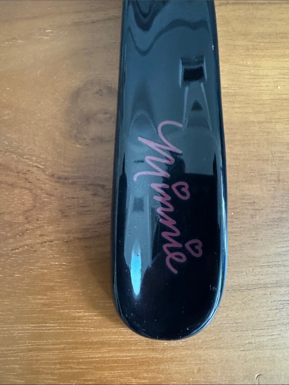 Disney Minnie Mouse Black Spoon Rest with Red Polka Dot Bow 10” long - Picture 4 of 5
